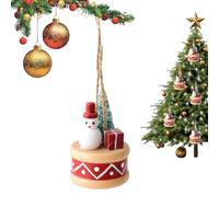 Christmas Snowman Decorations - 3D Resin Hanging Ornaments - Portable Christmas Ornaments for Indoor Tree Bedroom Living Room Entrance Hotel Home Garden Wreath Family