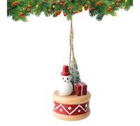 Christmas Snowman Decorations for Tree, 3D Resin Hanging Ornaments - Portable Christmas Ornaments for Indoor Tree Bedroom Living Room Entrance Hotel Home Garden Wreath | Family