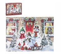 Christmas Jigsaw Puzzle 1000 Piece Stocking Filler - Snowman Family