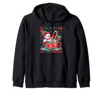 Christmas Snowman - Im Fine It's Fine Just Having a Meltdown Zip Hoodie