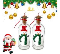 Christmas Snowman Message in a Bottle,ChristmasKeepsake