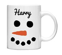 Christmas Snowman Mug - Personalised with your Name!