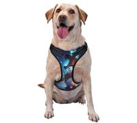 Christmas Snowman Performing Magic Tricks Dog Harness for Small, Medium, and Large Dogs – Reflective Straps, Adjustable Fit with Quick-Release Buckles