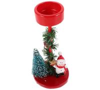 Christmas Snowman Resin Candlestick Holder for Festive Home Decor