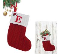 Christmas Socks Decorations - Christmas Stockings Stuffer Bag, Alphabet Knit Pendant Socks, Home, Birthdays, Party Favors, Novelty Decoration Chaies