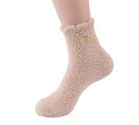 Christmas Socks for Women Winter Women's Ladies Bed Cozy Fluffy Wool Thick Warm Knitting Thermal Womens 4-7 Xmas Size 6-8 Uk Multipack Sock Gifts A