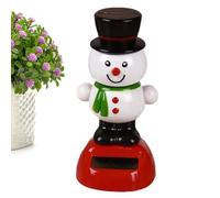 Christmas Solar Dancing Figures - Swinging Snowman, Reindeer, Santa Claus and | Christmas Series Car Dolls | Solar Powered Swinging Figures - Festive Dashboard Decoration Holiday Toy Gift