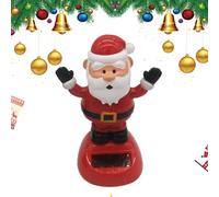Christmas Solar Dancing Santa - Solar Powered Dancing Santa Elk, Solars Dancingg Figurines Solarr Toys - Cute Shaking Head Swinging Toys, Solarr Dancinng Toyss for Car Dashboard