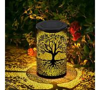 Christmas Solar Lanterns Outdoor Waterproof Hanging, Tree of Life Decorative Light Christmas Gifts for Women Mom Grandma, Garden Decor for Garden Patio Yard Lawn Backyard Frontyard Porch Street