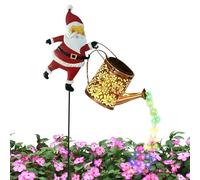 Christmas Solar Lights for Outdoor Use - Floor Light Festive Holiday Decoration for the Garden | Outdoor Garden Lawn Decorative Lamps, For Pathway, Walkway, Patio, Landscape Behind
