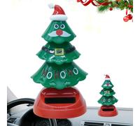 Christmas Solar-Powered Dancing Toy - Solar-Swaying Tree, Decorative Figurine, Motion-Powered Festive Ornament, Dancing Holiday Collectible | Solar-Animated Christmas Display Bringing Joy For Desk