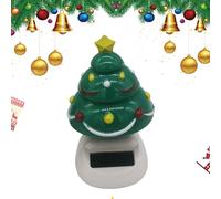 Christmas Solar Powered Dancing Toys - Solar Powered Christmas Elk Dancer Doll - Solar Dancing Figurines Solar Toy for Car Dashboard Toys Gift Desk Decoration