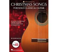 Christmas Songs for Solo Classical Guitar. - Book and Audio-Online