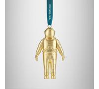 Christmas Spaceman Golden Ornament