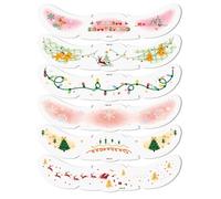 Christmas Sparkle Face Makeup Patche, Pixie Dust Festive Freckles, 30PC Winter Xmas Glitter Freckles Face Tattoo, Temporary Flash Party Decorations, Cute Sparkle Makeup Face Decoration(#A)