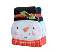 Christmas Special-Shaped Tin Box for Candy Storage, Festive | Santa for claus Design Iron Ornament, for durable Holiday Decor Container for Kids Party Favors and Home(2)