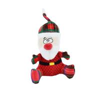 Christmas Squeaky Dog Toy Pet Stuffed Plush Toy Cute Stuffed Animals Toy Squeaky Interactive Dog Toy for Medium Small Puppy, Santa Claus