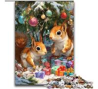 Christmas Squirrel 2000 Pieces Jigsaw Puzzle For Adults Teens, Challenging Game And Family Play Educational Game for Birthday, Chrismas (70x100cm)