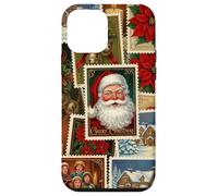 Christmas Stamps Santa Vintage Holiday Postage Nostalgic Case for iPhone 12 mini