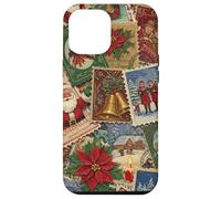 Christmas Stamps Santa Vintage Holiday Postage Nostalgic Case for iPhone 12 Pro Max