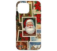 Christmas Stamps Santa Vintage Holiday Postage Nostalgic Case for iPhone 16 Pro Max