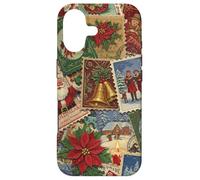 Christmas Stamps Santa Vintage Holiday Postage Nostalgic Case for iPhone 17