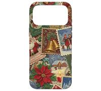 Christmas Stamps Santa Vintage Holiday Postage Nostalgic Case for iPhone 17 Pro Max