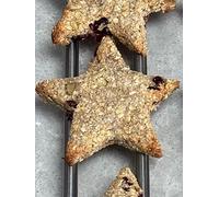Christmas Star Cookies For Dogs Cranberry & Ginger 200g Healthy Natural Vegan Dog Food
