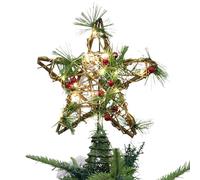 Christmas Star For The Christmas Tree,Illuminated Seasonal Decoration | Christmas Tree Top Decoration,for Homeowners DIY Lovers Apartment Bedroom Office Mantle Bookshelf