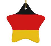 Christmas Star Hanging Ornament, Christmas Tree Decoration for Party Decoration and Xmas Day - German Flag