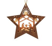 Christmas Star Ornament Perfect For Indoor And Outdoor Holiday Decor Nativity Scene Parties And Store Displays Festive Star Warm Atmosphere Indoor And Outdoor Decor