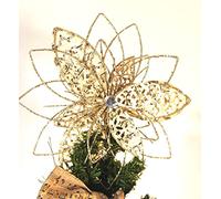 Christmas Star Tree topper/hanging ornament- Gold Musical theme