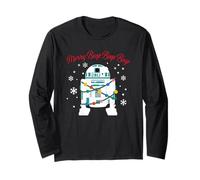 Christmas Star Wars C3PO R2D2 Merry Beep Beep Long Sleeve T-Shirt