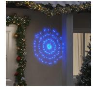 Christmas Starburst Lights 140 LEDs 2 pcs Blue 17 cm
