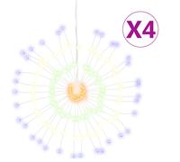 Christmas Starburst Lights Pre Lit Xmas Fairy Light 140 LEDs 8 pcs vidaXL