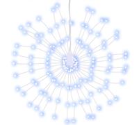 (cold white, 1 pcs) vidaXL Christmas Starburst Lights Pre Lit Xmas Fairy Light 140 LEDs 8 pcs