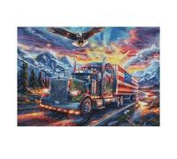 Christmas Steam Train 300 Piece Count Premium Jigsaw Puzzle Teen Fans 14-18 Yrs Ultra Difficult Leisure Adventure Valentines Gift Sturdy Paperboard 300 PCS/40x28cm