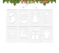 Christmas Stencils - Acrylic Stencils For Wood Carving | Party Woodworking Stencils Set | For Men Women Boys Girls Young Teens