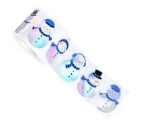 Christmas Stickers - 500 Pieces Label Christmas Stickers Seal Sticker Roll | Winter Stocking Fillers Party Decoration Laptop Water Bottle Greeting Card Adult Girls