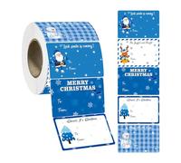 Christmas Stickers, Christmas Stickers | 400 x Christmas Labels with Names Decorations - Adhesive Stickers of the Paper of Art, Self-Adhesive Sticker from Organizac