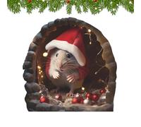Christmas Stickers - Christmas Window Stickers for Merry Christmas,Colorful Mouse Window Sticker Removable Christmas Window Glass Stickers for Indoor Walls Windows Uitseld