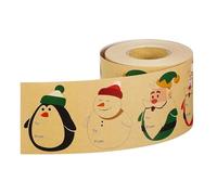 Christmas Stickers for Cards, 200 Pieces Gift Bags Decorative Stickers - Festive Envelope Stickers | For Scrapbooking School Projects Party Water Bottles Laptops Journals