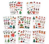 Christmas Stickers for Crafts,Christmas Sticky Labels,24Sheets,Self Adhesive Xmas Stickers for Stocking Fillers,Party Bag Fillers,Craft Card,Scrapbooking,Envelope,Candy Wrap Party Decoration
