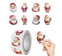 Christmas Stickers Labels Roll,Christmas Label Sticker Holiday Craft Tag Sticker | Christmas Supplies Adhesive Christmas Stickers for Christmas Supplies, Book, Cards