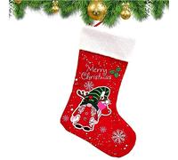 Christmas Stocking, Christmas Stockings Gift, Santa Gnome Christmas Stockings for Shopping Mall Decoration Chaies