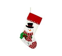 Christmas Stocking Classic Large Stockings Santa, Snowman, Reindeer Xmas Character Stockings for Family Holiday Christmas Party Decorations