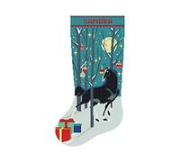 Christmas Stocking Cross Stitch Patterns for Adults, Personalized Easy Counted Modern Simple DMC Embroidery Patterns for Beginners, Cute Horse Holiday Design DIY, Digital Download