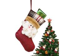 Christmas Stocking | Cute Decorations Candy Bag - Sock Bags - For Sweets, Chocolates, Fillings, Tree, Fireplace, Mantel, Fireplace,