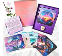 Christmas Stocking Filler, Mindfulness Gifts for Women & Men, 31 Day Challenge Cards with Positive Affirmations. For Meditation Wellness Anxiety & Spiritual Self Care Wellbeing Ideal Birthday Present