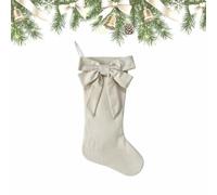 Christmas Stocking, Red Green Plush Plaid Mix and Match Classic Rustic Farmhouse Country Cotton Fireplace Gift Bag Candy Pouch Bag Xmas Stockings Decorations for Family Holiday Christmas Party Decor